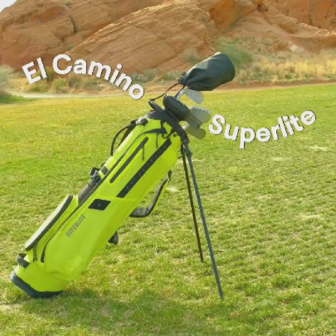 El Camino Superlite | Neon Yellow Mid Size Stand Bag