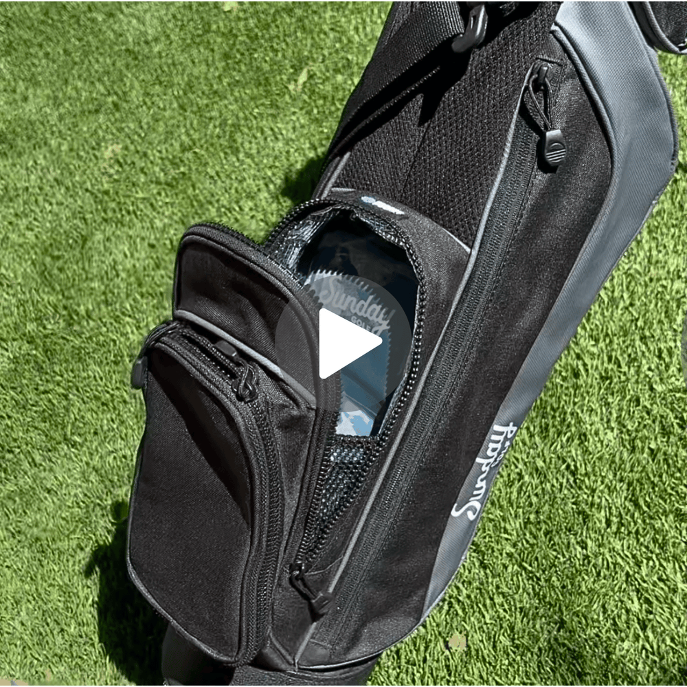 Ice cube golf ice pack for Loma golf bag Video Showing how to use and where to use it