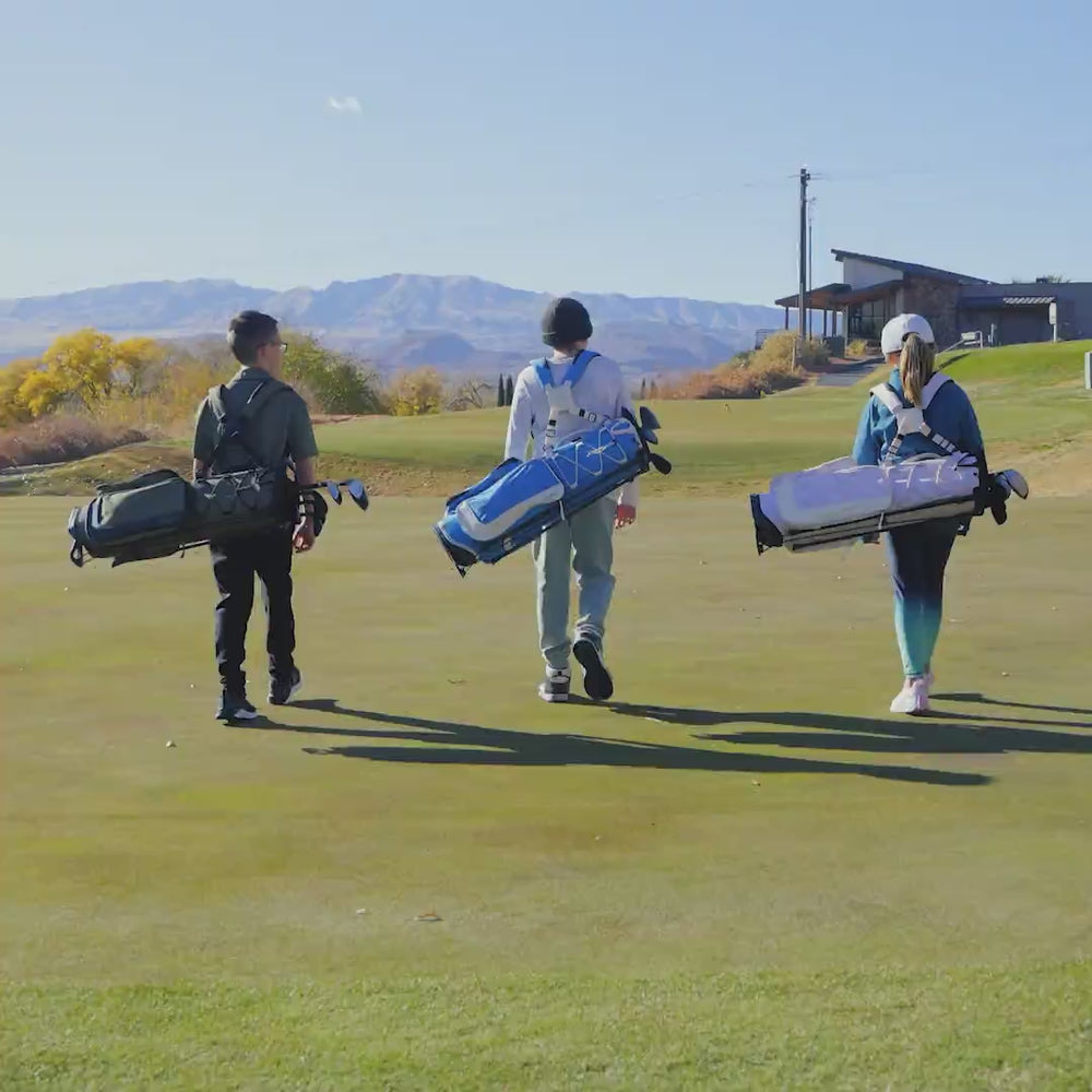 Kids Golf Bags lifestyle video highlighting  features