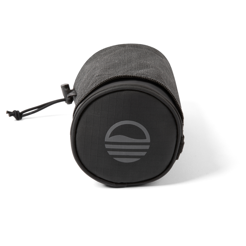 Bottom of ranger fairway wood golf headcover in black showing Sunday Golf logo