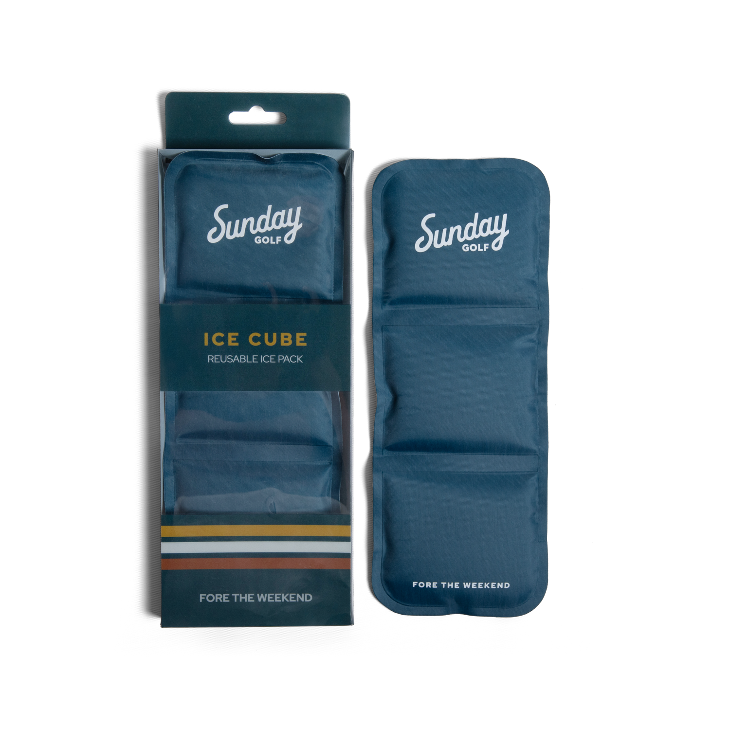 Ice cube reusable golf ice pack fit for Loma and Loma XL golf bag's frosty pockets