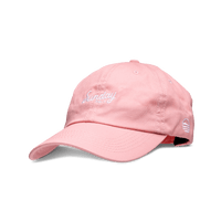 coral pink golf dad hat 