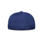 Back view of navy pro fit golf hat