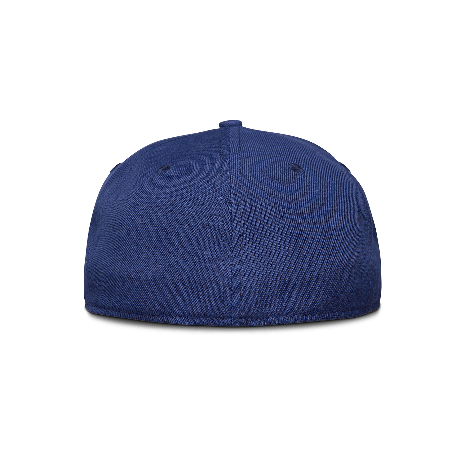 Back view of navy pro fit golf hat