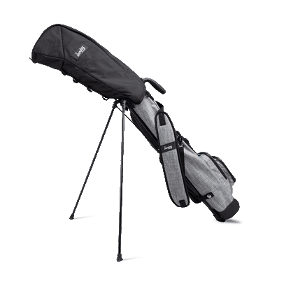Magnum Rain Hood unfolding gif on Sunday Golf Loma golf bag