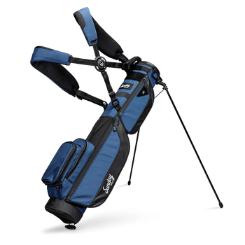 cobalt blue loma xl golf bag by sunday golf