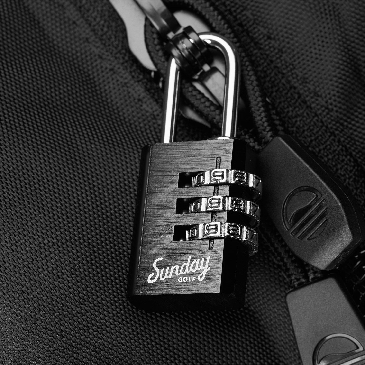 A lock for golf travel bag