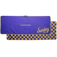 purple and yellow golf towel lakers golf towel