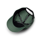interior of the porter lite golf hat by sunday golf showing 5 panels 