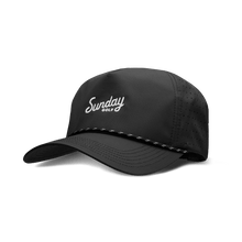 wordmark Sunday Golf porter lite hat in black