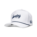 Sunday Golf Rope Hat | White & Navy