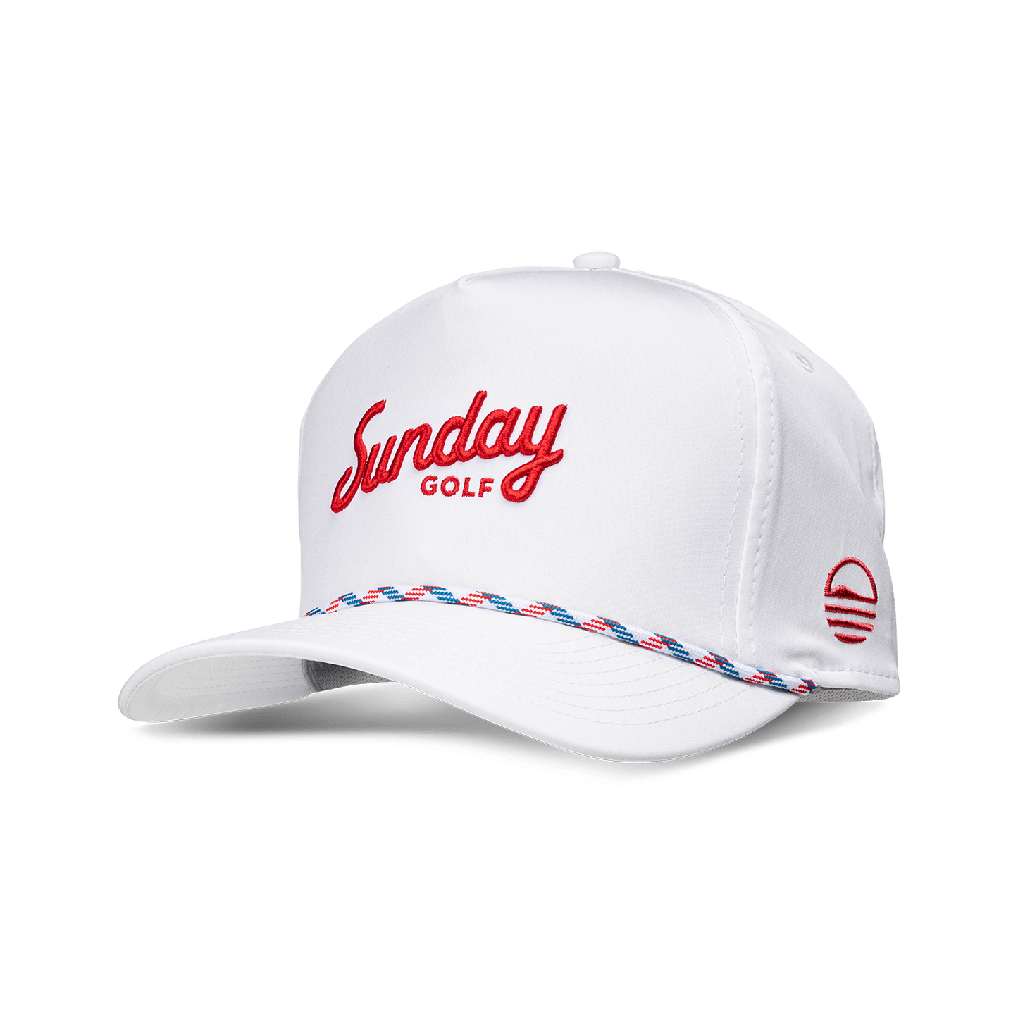 Front shot of USA rope golf hat