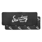 Sunday Golf Towel Front & Back Shot