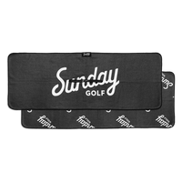 Sunday Golf Towel Front & Back Shot
