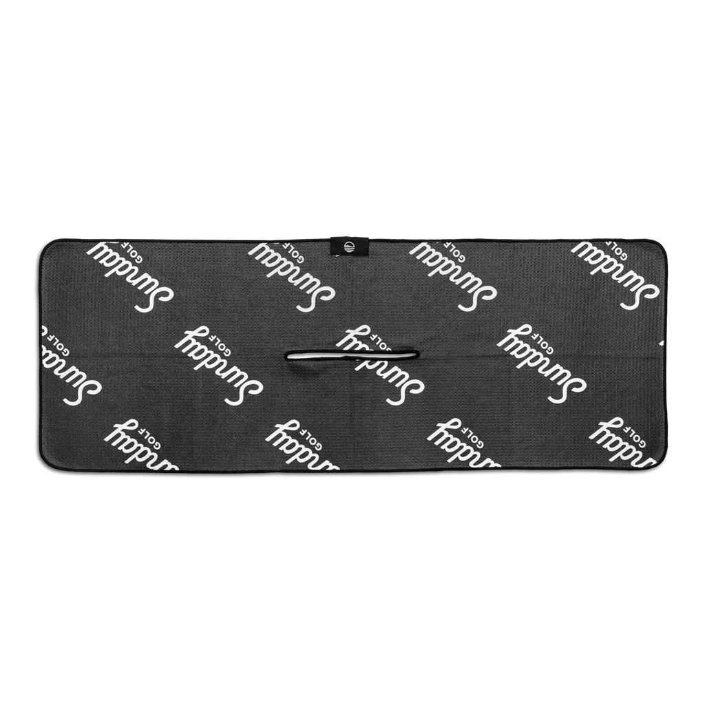 Sunday Golf Classic Golf Towel Back Shot